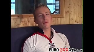 Solo interview and masturbation with a big cocked homo